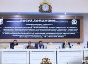 Sekdaprov Hadiri Paripurna DPRD Lampung, Pembicaraan Tingkat II