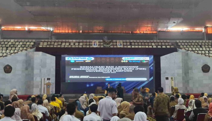 Unila Gelar Sosialisasi dan Lauching PMB