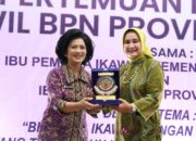 TP PKK Provinsi Lampung Jalin  Sinergi dan Kerjasama Dengan IKAWATI Kanwil BPN Provinsi Lampung