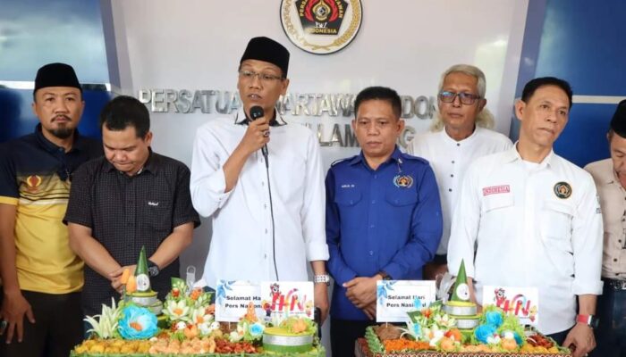 Peringati HPN, PWI Lampung Ingatkan untuk Jaga Kondusifitas