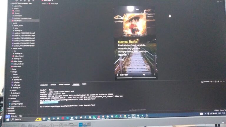 Membuat Video Otomatis Mengguankan Python